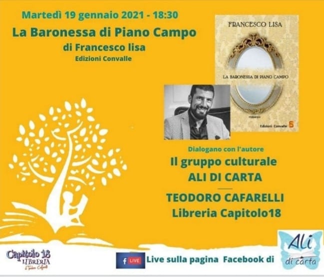 Scopri di più sull'articolo Presentazione Libro “La Baronessa di Piano Campo” di Francesco Lisa